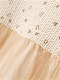 NAME IT Glimmer Kjole Royane Buttercream